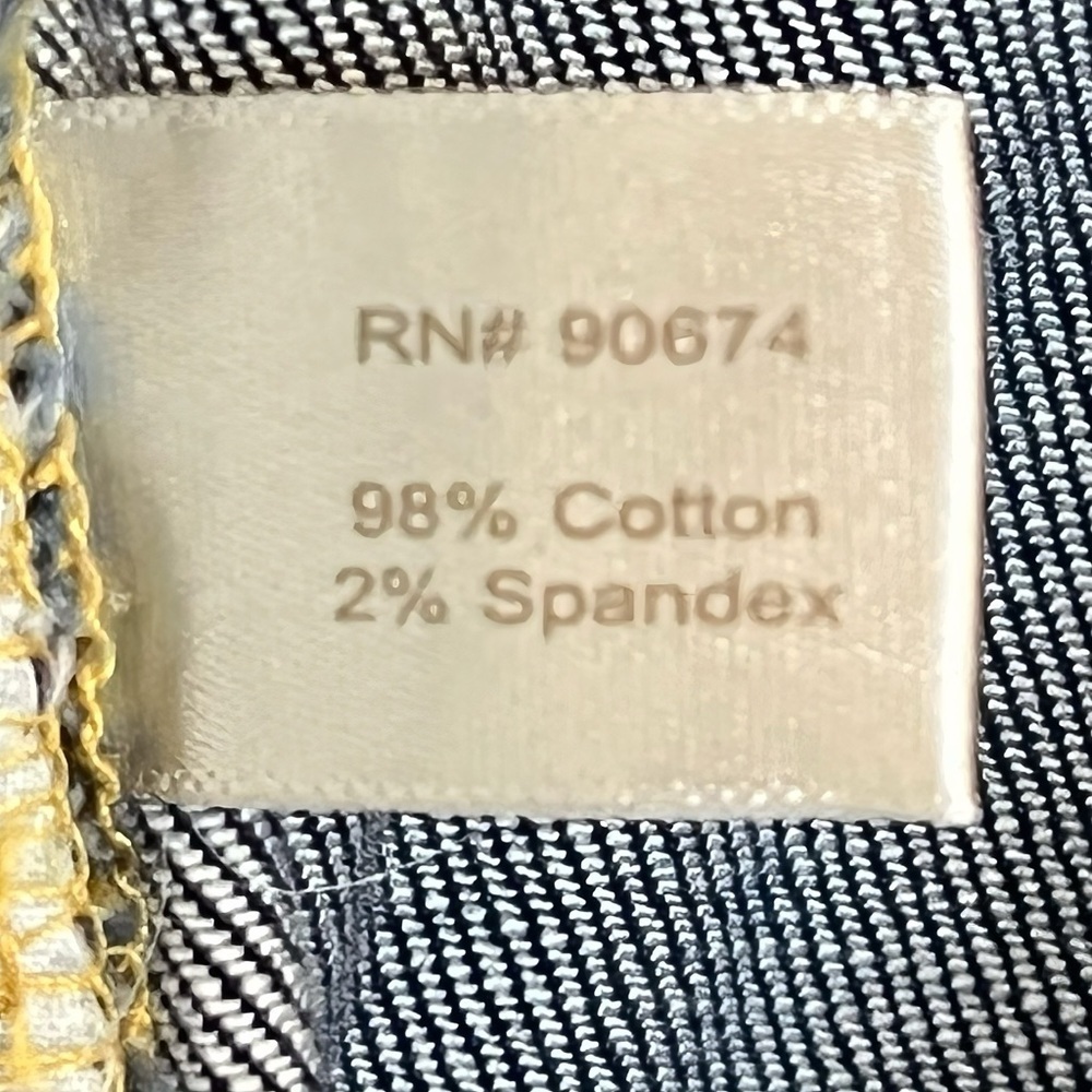 Boston Proper Y2K Distressed Dark Wash Skinny Jeans Stretch Denim Womens Size 6 - Picture 7 of 9